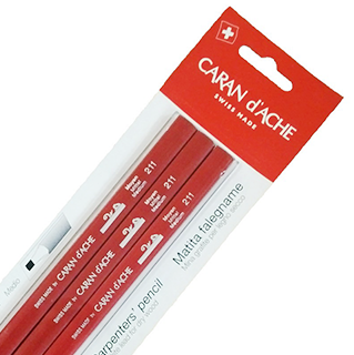 Набор простых карандашей Caran d'Ache Carpenters 3 шт