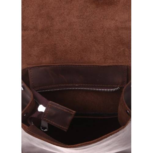 Кожаный женский рюкзак Dekey Элион Орех