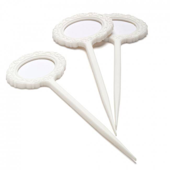 Набір садових табличок Monkey Business La Bella Garden Білий