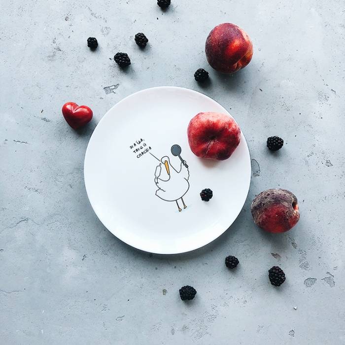 Тарелка Gifty Гусь Яка єда