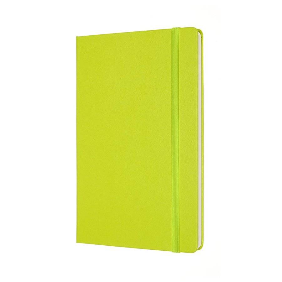 Средний блокнот Moleskine Classic Лимонный Зеленый чистые листы