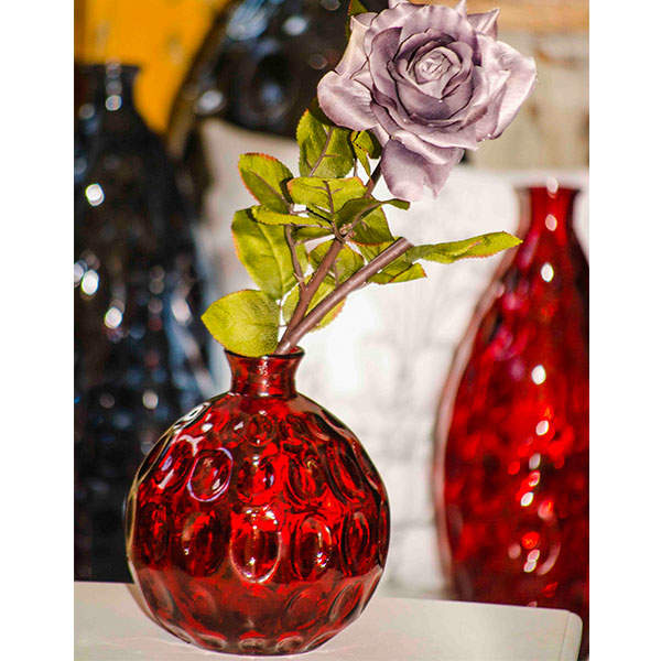 Ваза San Miguel DUNE 18 см Гранат