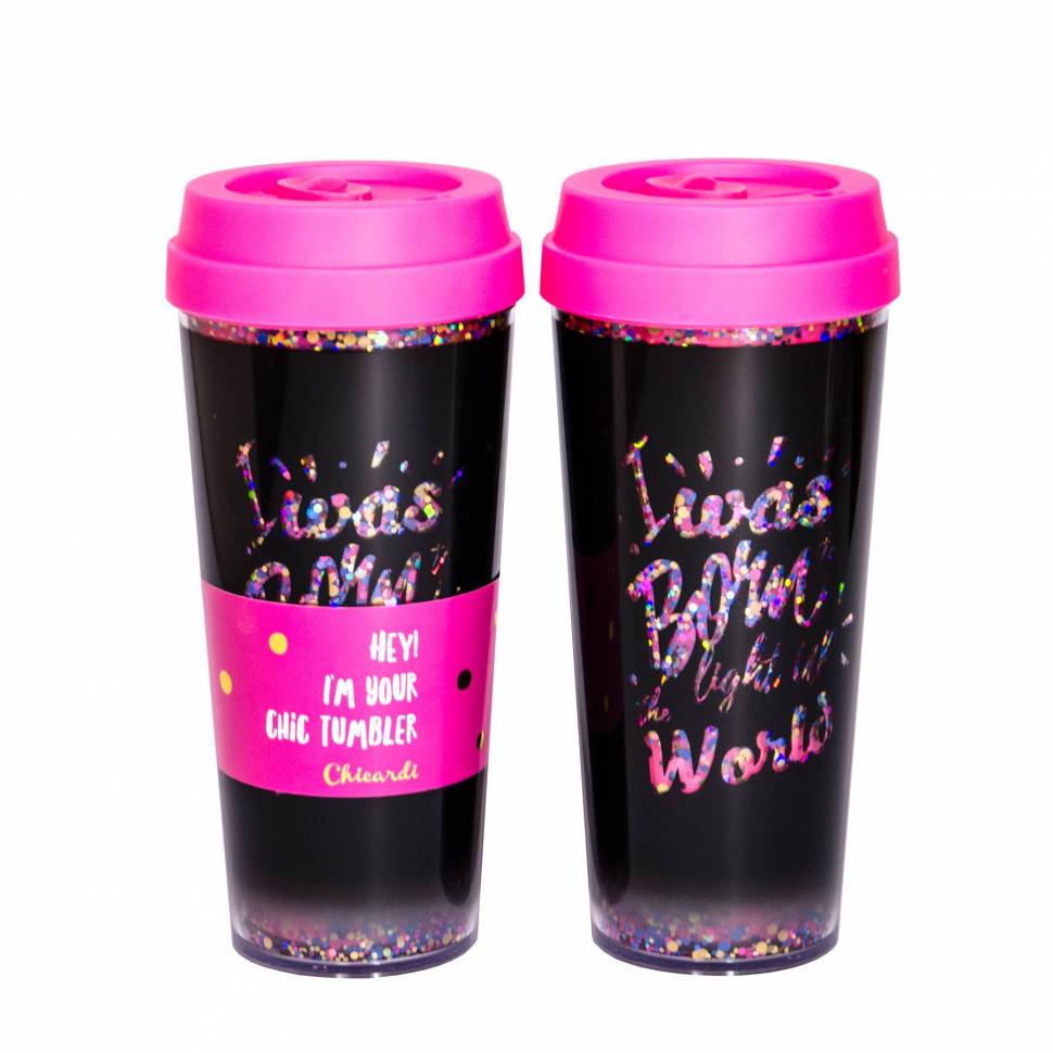 Термостакан Chicardi I Was Born To Light Up The World