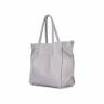 Шкіряна жіноча сумка з ременем Poolparty Soho RMX Grey