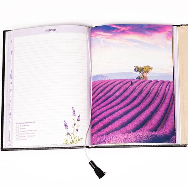 Дневник целей Helper Book Белый с золотом