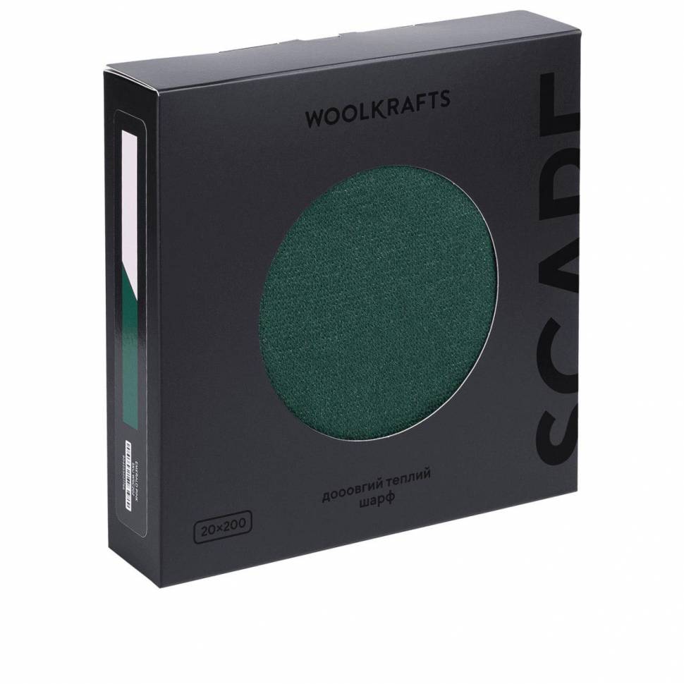 Шарф Woolkrafts Emerald Pink