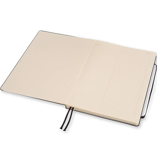 Великий блокнот Workbook Moleskine чорний Клітка