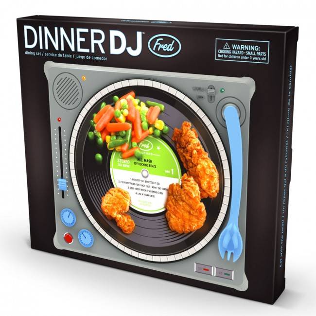 Детский набор для обеда Dinner DJ Fred and Friends