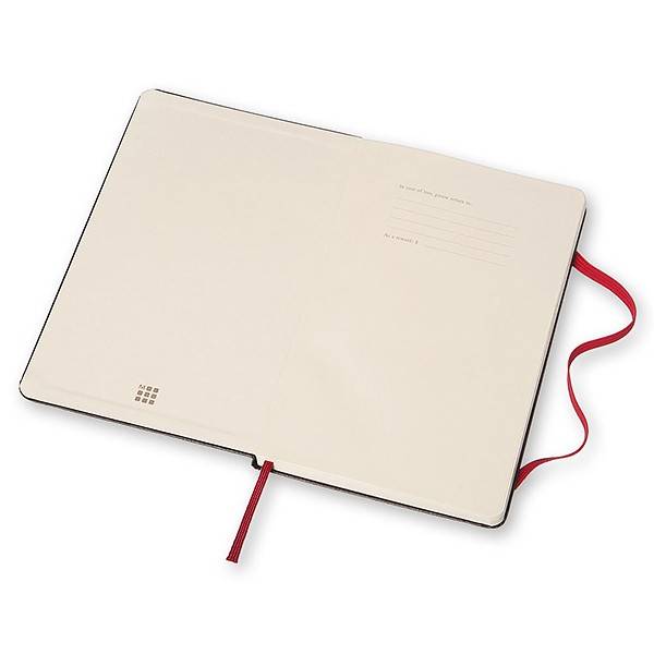 Середній блокнот Moleskine RED Тверда обкладинка Чорний