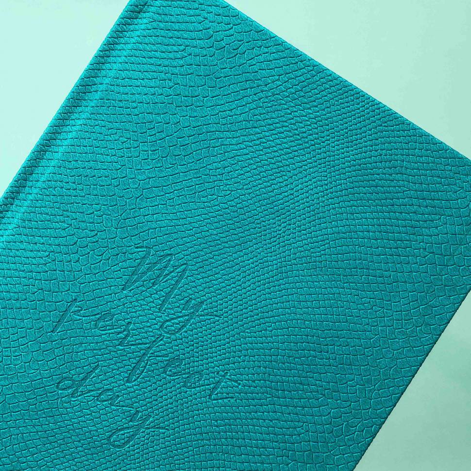 Блокнот My Perfect Day Classic морська хвиля (пітон) Блокнот My Perfect Day Classic морська хвиля (пітон)