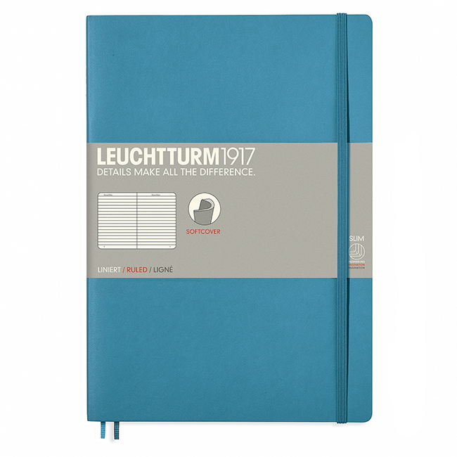 Блокнот Leuchtturm1917 М&#39;який Composition Холодний синій Лінія (355301)