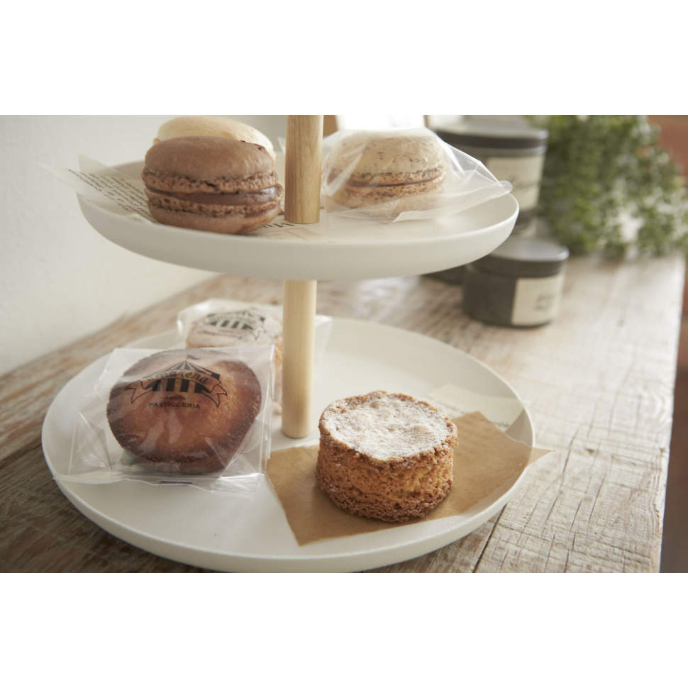 Підставка для десертів Tosca 3 Tier Yamazaki Біла