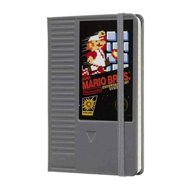 Карманный блокнот Moleskine Super Mario Серый Линия