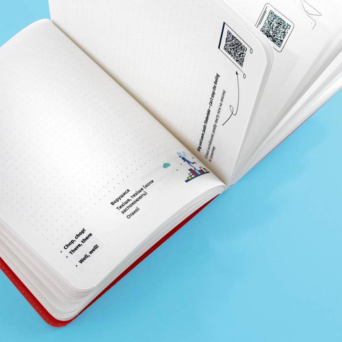 Блокнот Everyday English Notes Синій в точку