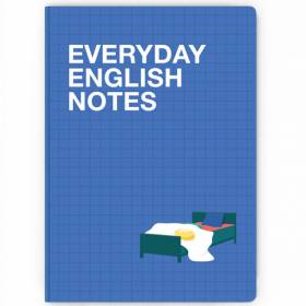 Блокнот Everyday English Notes Синій в точку