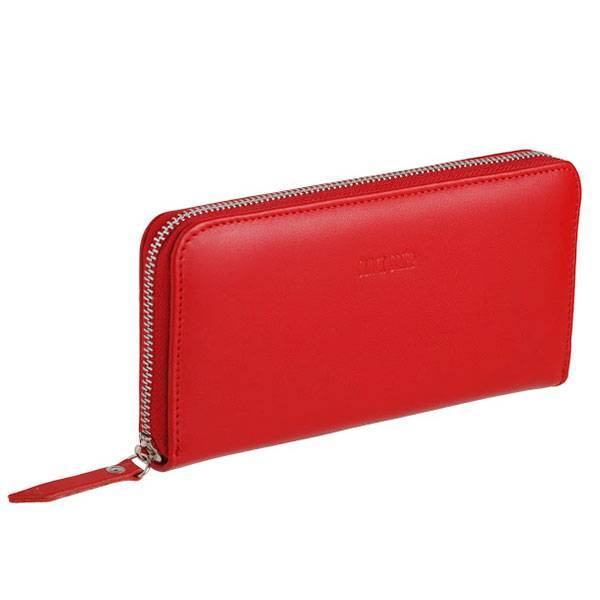 Кошелек Black Brier на молнии WW1 red