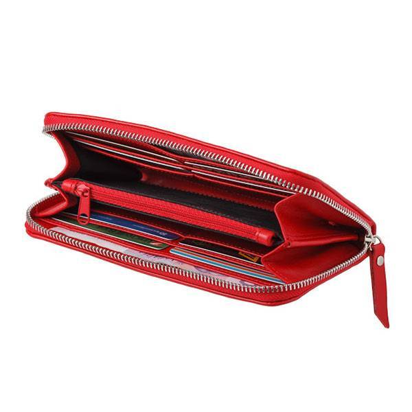 Кошелек Black Brier на молнии WW1 red