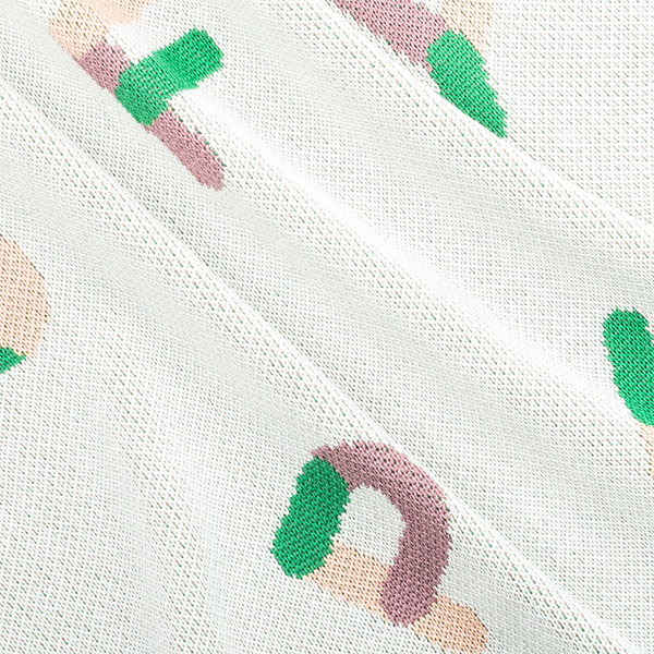 Плед из хлопка Woolkrafts Alphabet 140х100 см