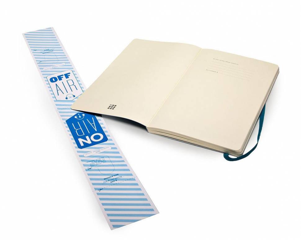 Середній блокнот Moleskine Classic М'яка обкладинка Аквамарин Точка