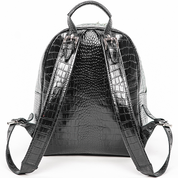 Рюкзак шкіряний Croc S Yana Belyaeva Чорний
