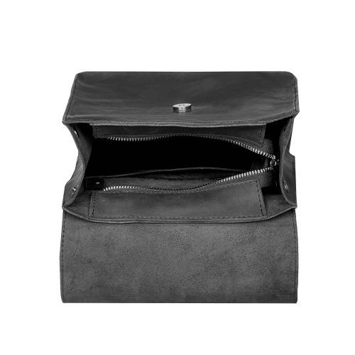 Кожаный женский рюкзак Dekey Элион Черный