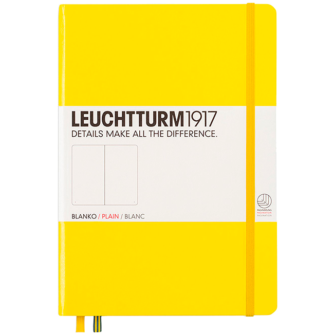 Блокнот Leuchtturm1917 Середній Жовтий Чисті аркуші (344801)