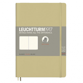 Блокнот Leuchtturm1917 М&#39;який Paperback Пісочний Чисті аркуші (358325)