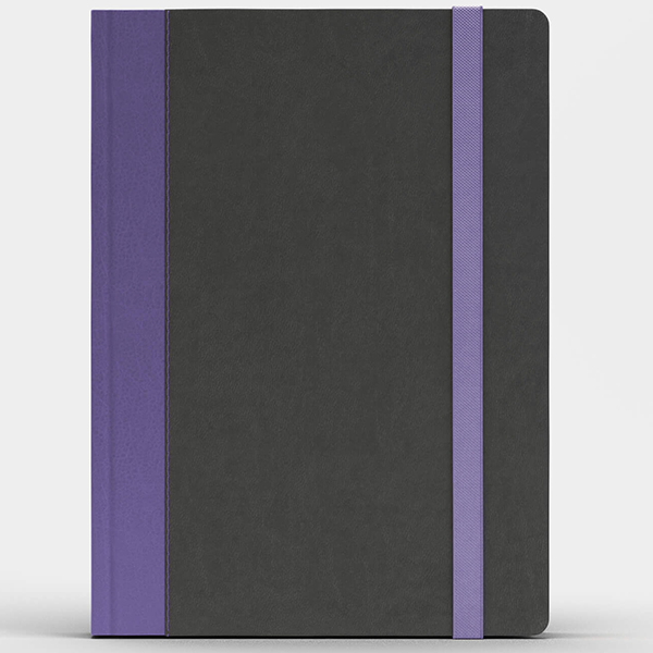 Блокнот Like U Pro A5 Сірий /Фіолетовий