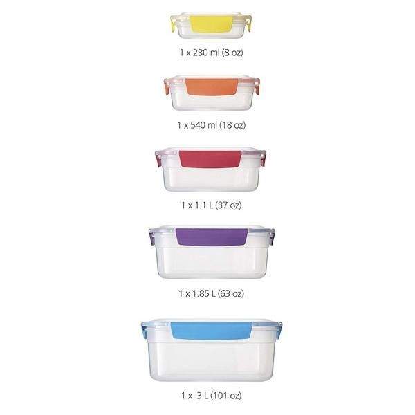 Набор Пищевых Контейнеров Joseph Joseph Nest 5 шт