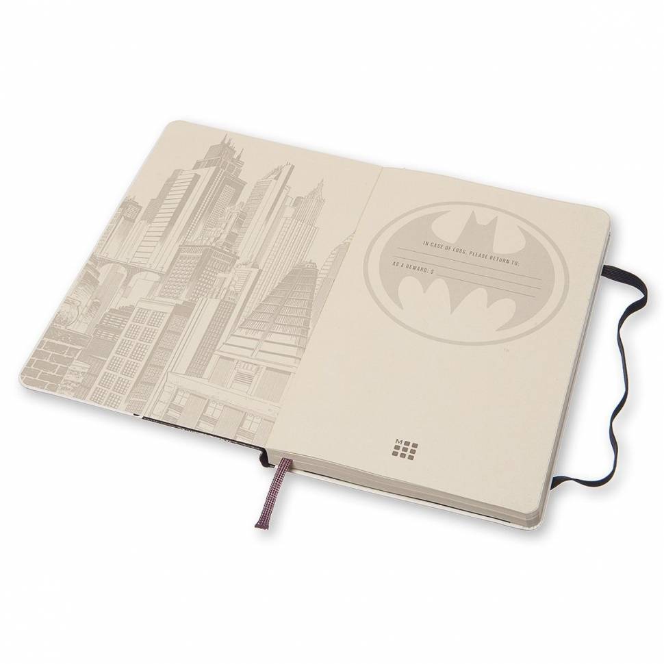 Средний блокнот Moleskine Batman Белый Линия