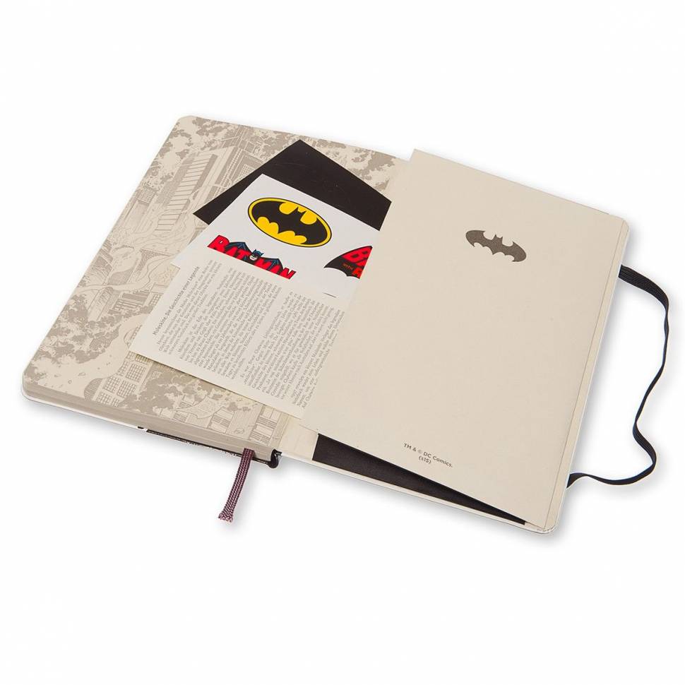 Средний блокнот Moleskine Batman Белый Линия