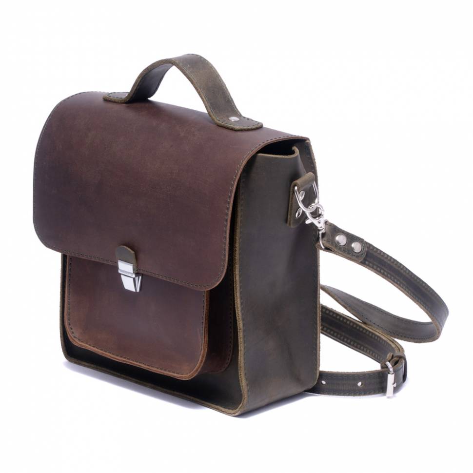 Кожаная сумка Эмануэль Dekey Орех