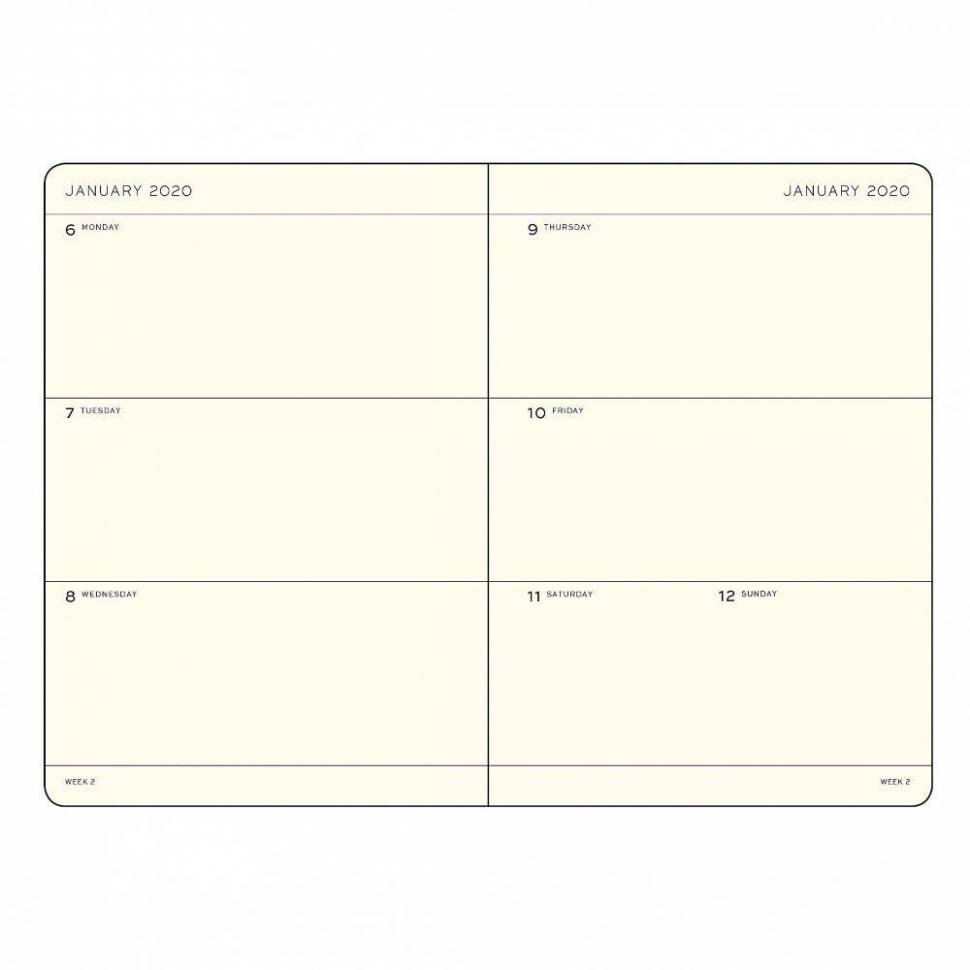 Средний Еженедельник  Leuchtturm1917 Изумрудный 2020 (359996)