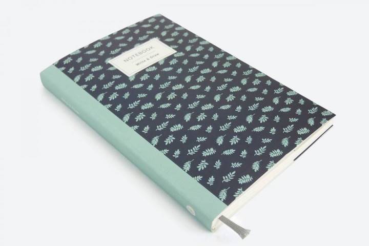 Блокнот Gifty Leaves 16х9,5 см + подарок