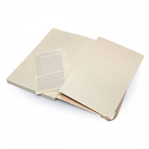 Средний блокнот Moleskine Classic Мягкая обложка Пшеничный Точка