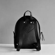 Рюкзак из кожи JIZUZ Sport Black гладкая кожа