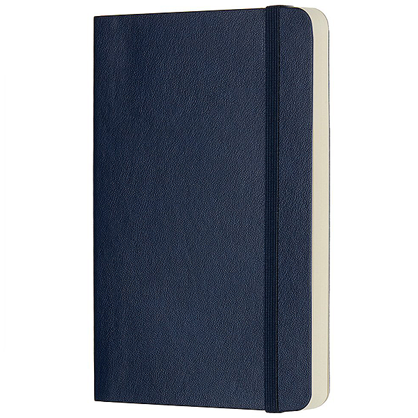 Карманный блокнот Moleskine Classic Сапфир Мягкая обложка Клетка