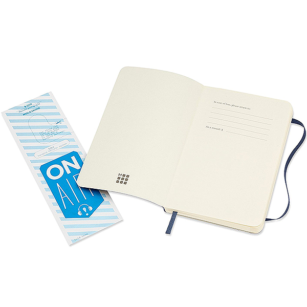 Карманный блокнот Moleskine Classic Сапфир Мягкая обложка Клетка