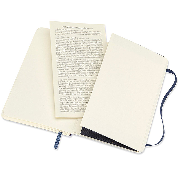 Карманный блокнот Moleskine Classic Сапфир Мягкая обложка Клетка