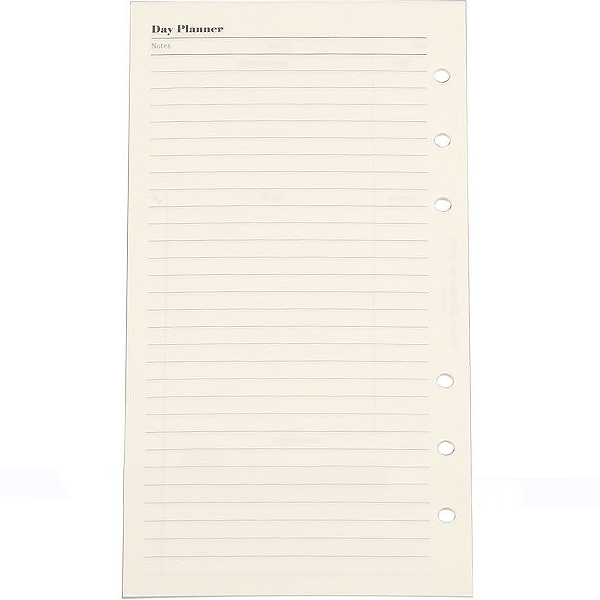 Бланки План на день Filofax Personal White (131319)