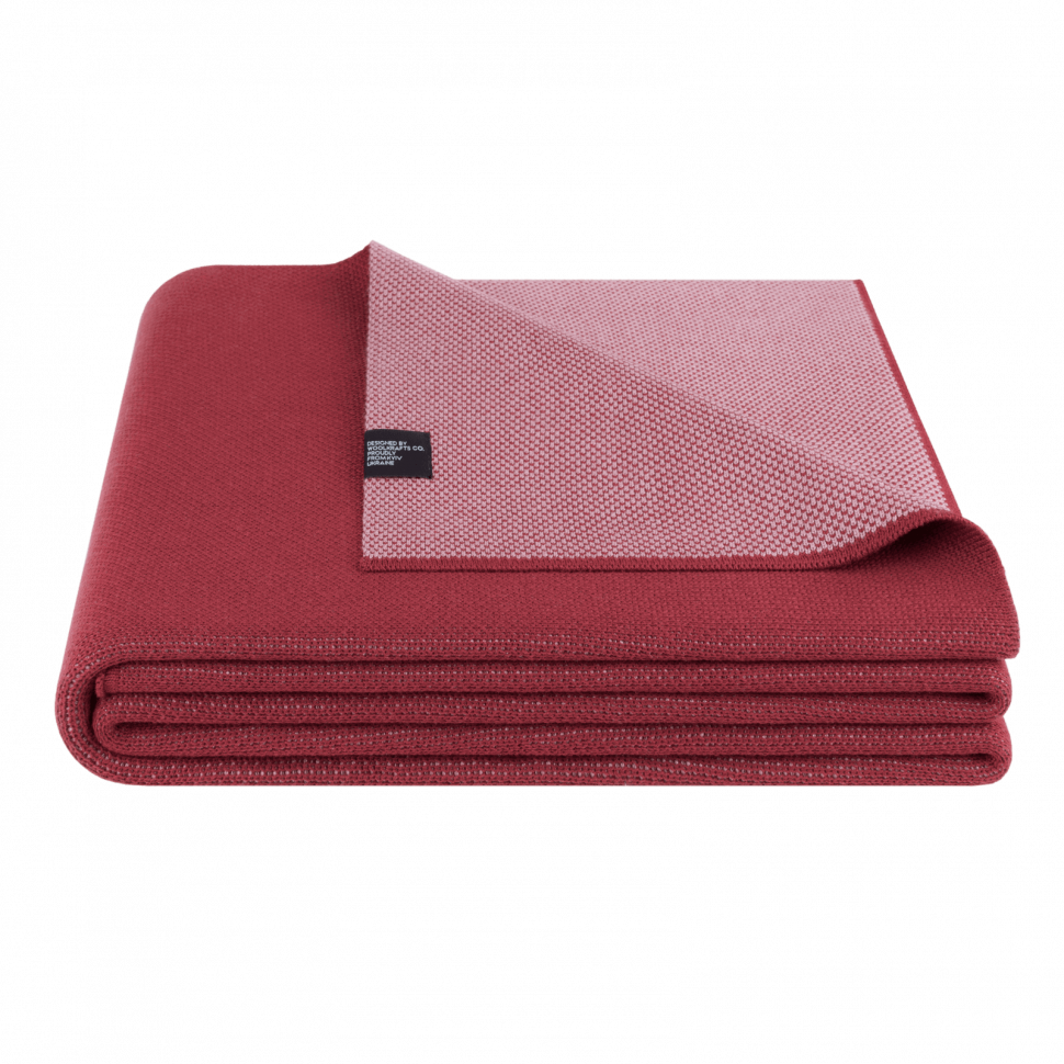 Плед из хлопка Woolkrafts Cherry Pie 140х200 см