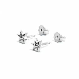 Серьги-гвоздики из серебра Cote &amp; Jeunot Звезды