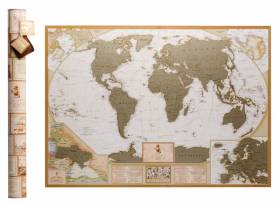 Скретч-карта світу My Antique Map