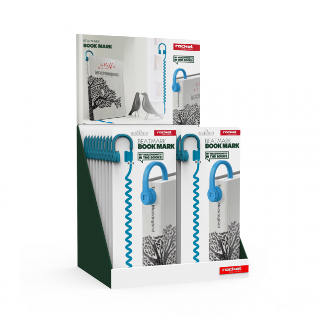 Закладка для книг Rocketdesign Beatmark Синий