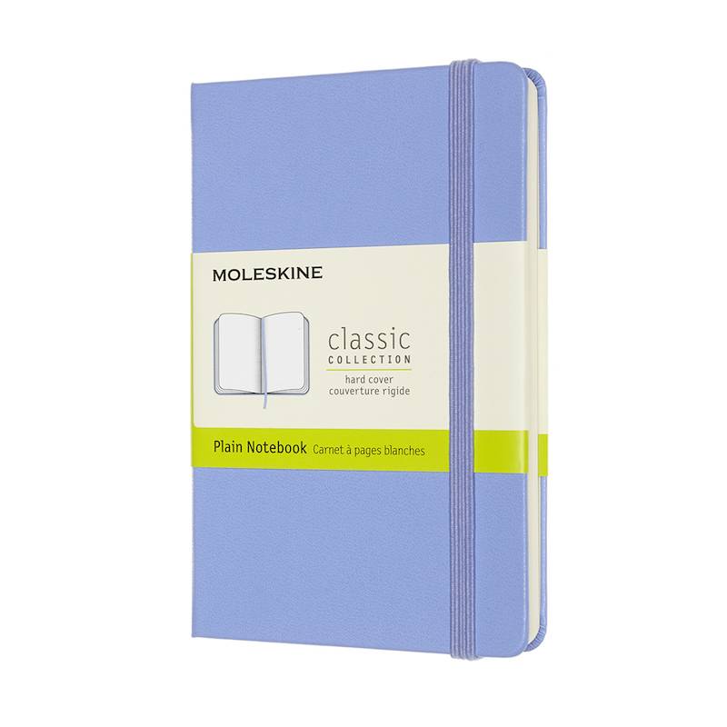 Карманный блокнот Moleskine Classic Голубая Гортензия чистые листы