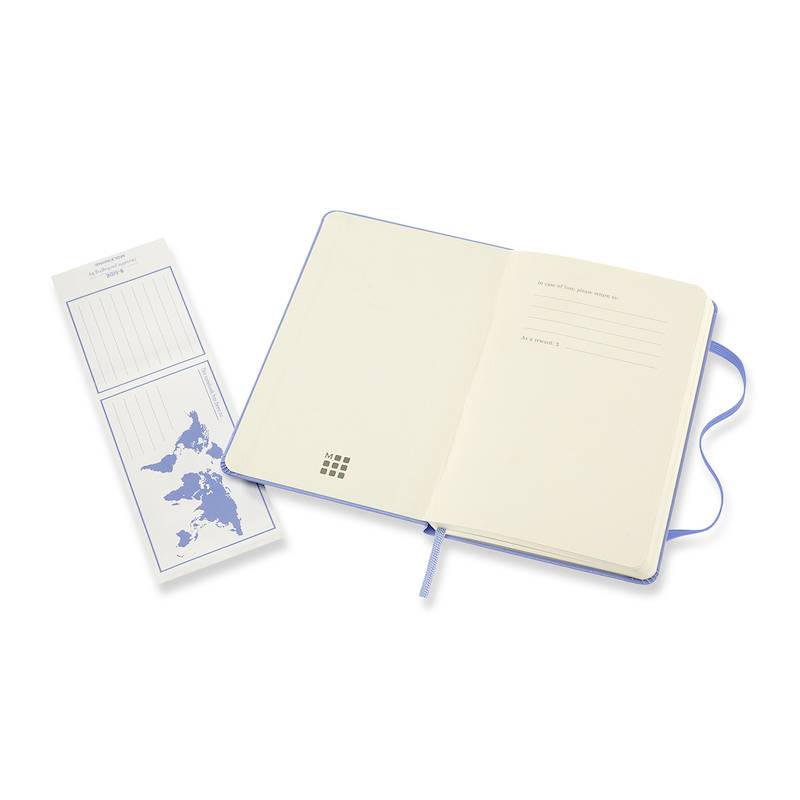 Карманный блокнот Moleskine Classic Голубая Гортензия чистые листы