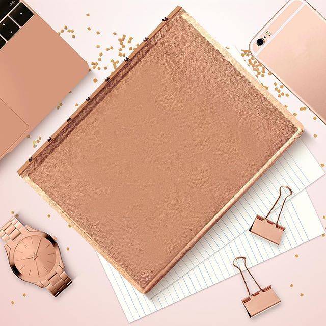 Блокнот Filofax Saffiano A5 Rose Gold (115058)