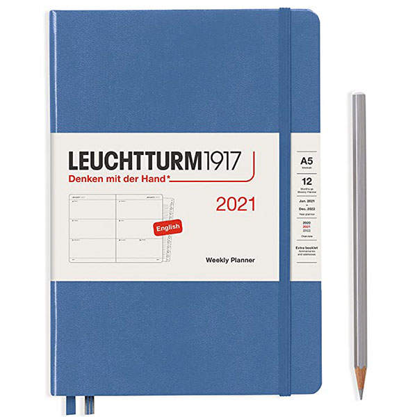 Средний Еженедельник Leuchtturm1917 Denim 2021