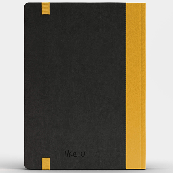Блокнот Like U Pro A5 Черный/Желтый