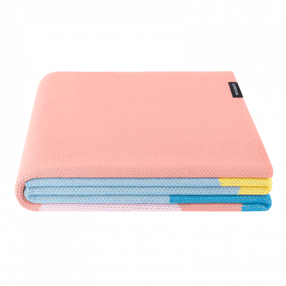 Плед из хлопка Woolkrafts Porto Knit 140х200 см